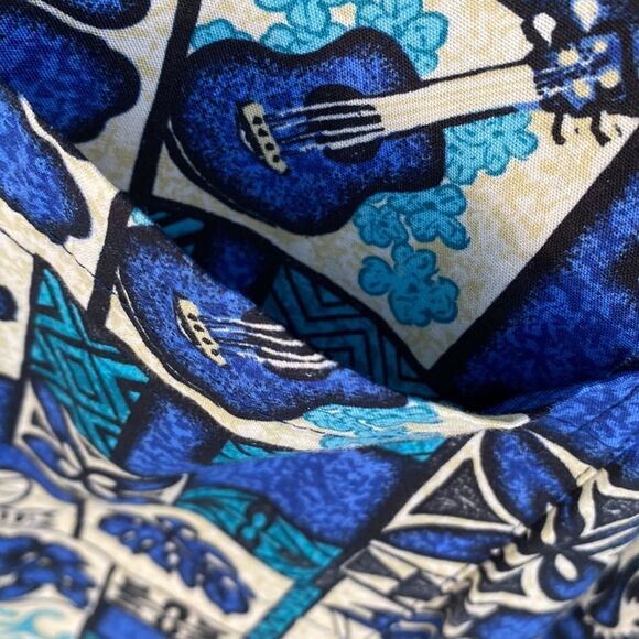 Hawaii Sz L Hawaiian Shirt Sz L 1/4 Button Down - Picture 7 of 11